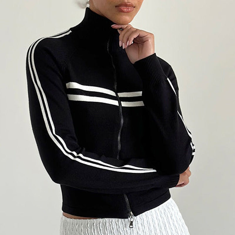 ADELAIDE | Retro-Streifen-Jacke