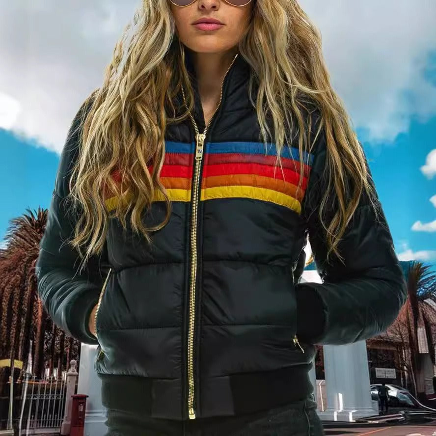 RUTH | Retro-Wattierte Jacke