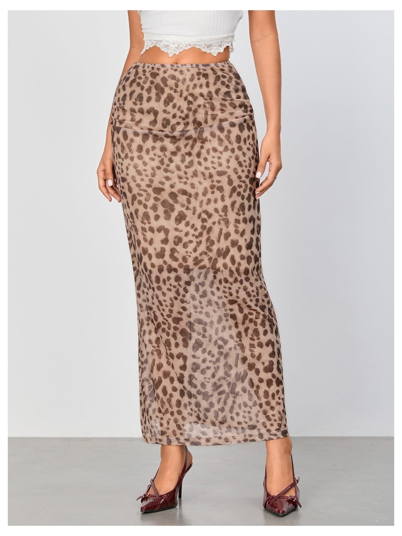 PAM | Schicker Leopardenfaltenrock