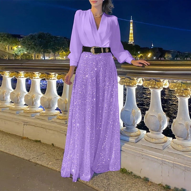 MARIA | Zeitloser Jumpsuit mit V-Ausschnitt