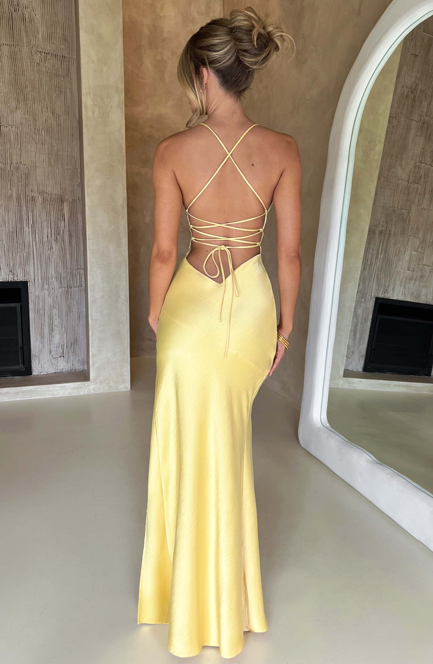 VELINA | Schlitz-Kleid