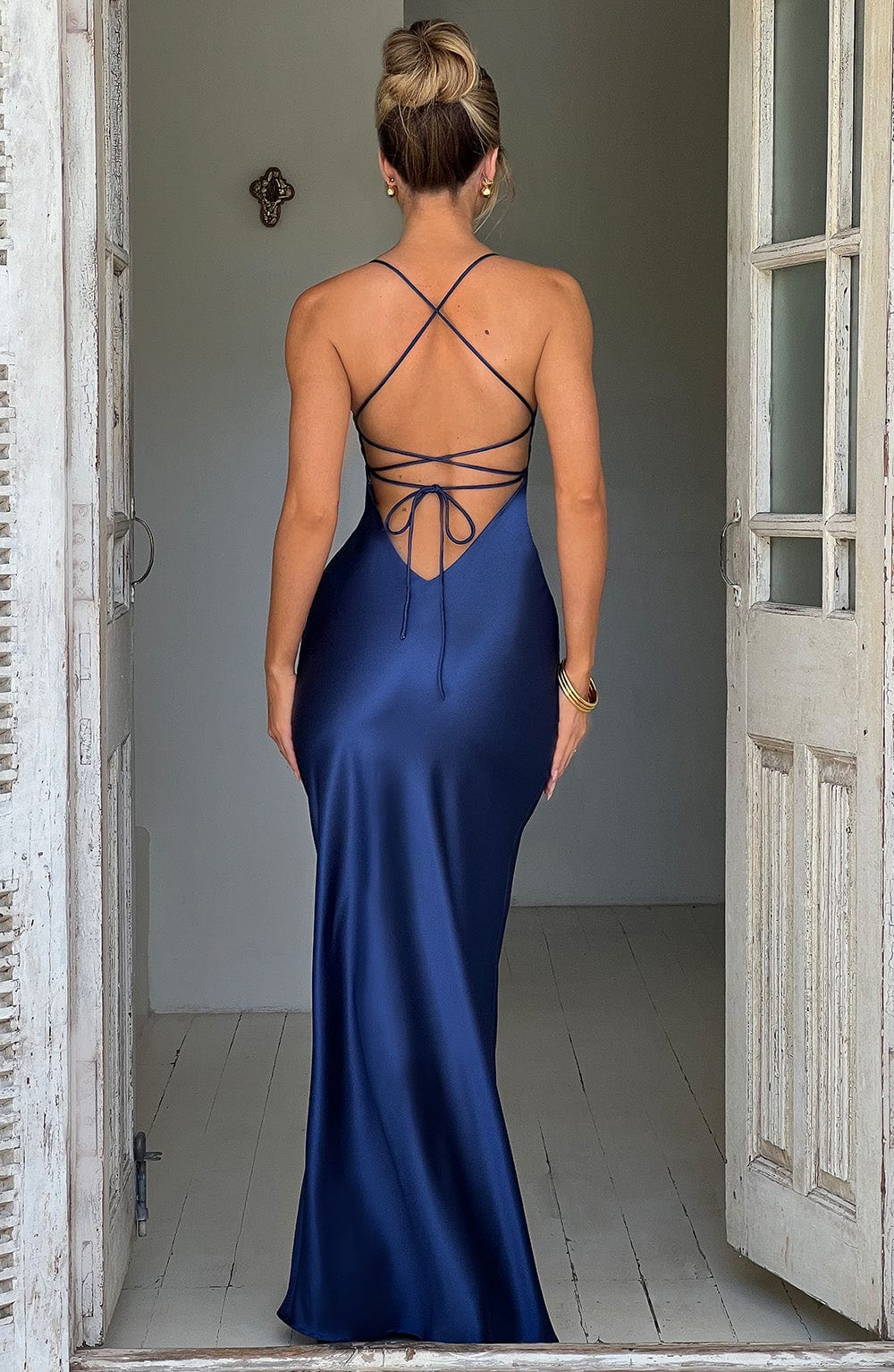 VELINA | Schlitz-Kleid