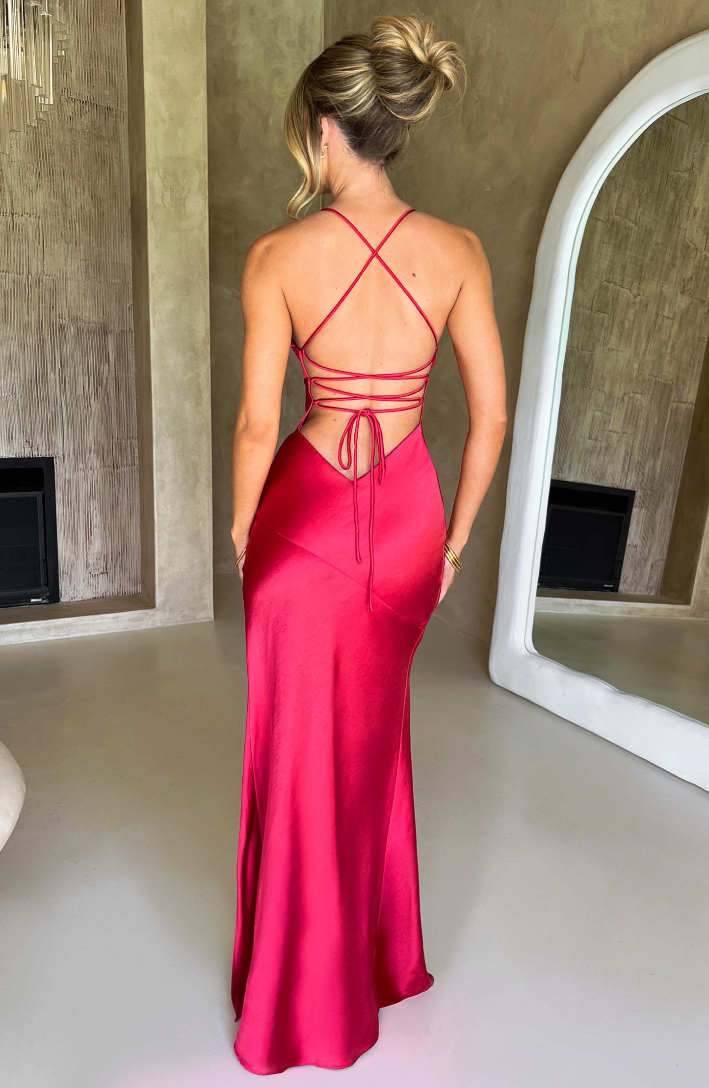 VELINA | Schlitz-Kleid