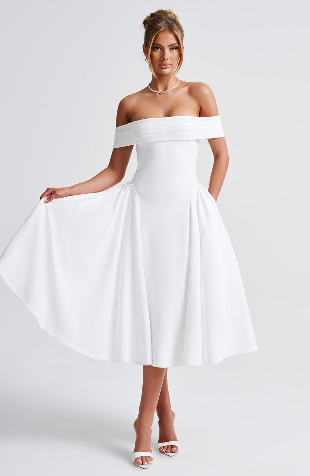 IMANI | Elegantes Midikleid
