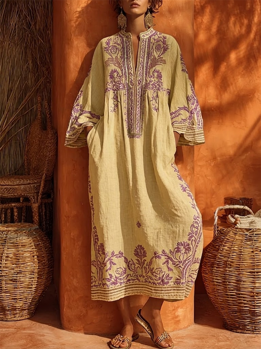 ELENA | Mediterranes Maxikleid