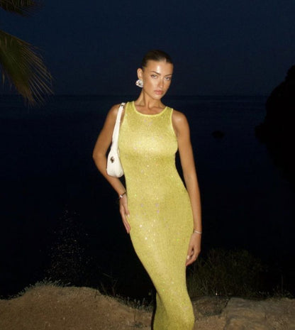 KATE | Ärmelloses Maxikleid