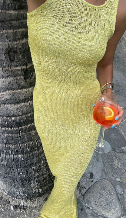 KATE | Ärmelloses Maxikleid