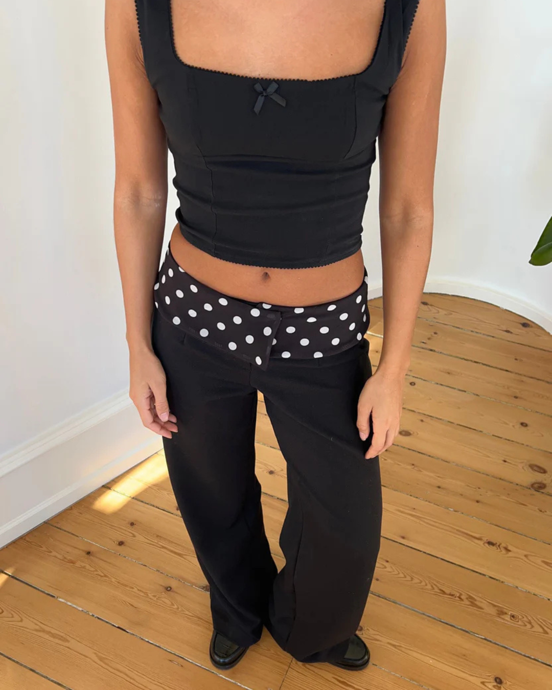 ZOE | Polka Top & Hose Set
