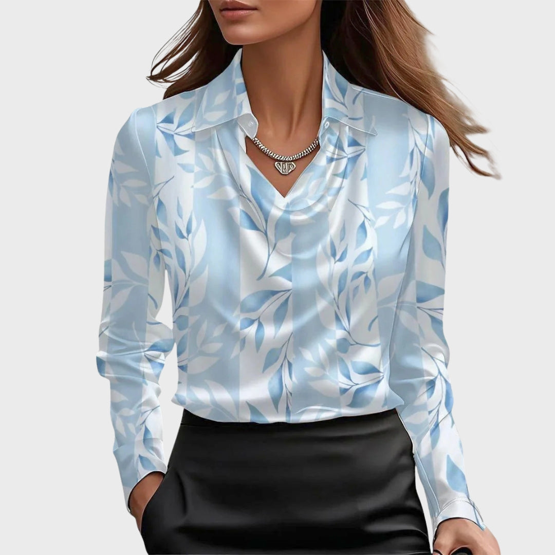 GISA | Bluse mit luxuriösem Glanz