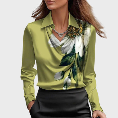 GISA | Bluse mit luxuriösem Glanz