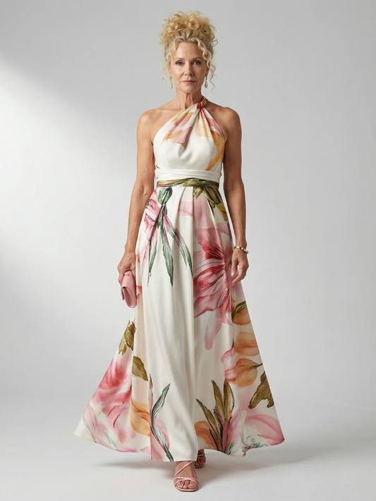 FEMKE | Blumen-Maxikleid
