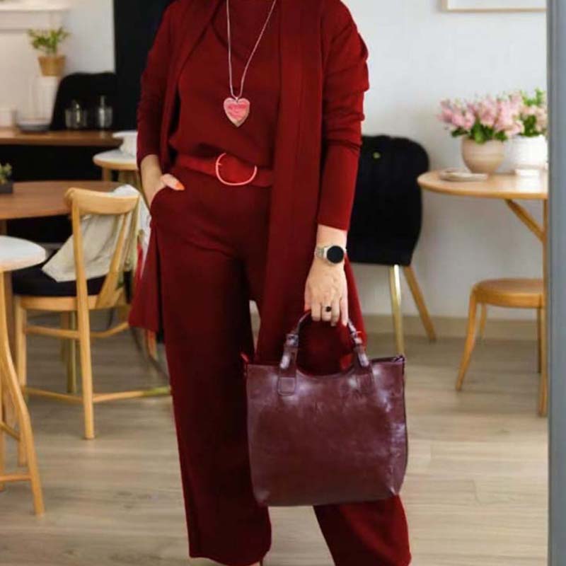 WILMA | Dreiteiliges Strick-Set