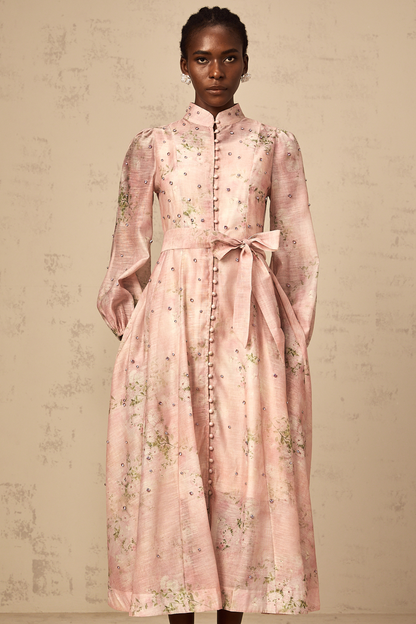 ISABELL | Floral Midi Kleid