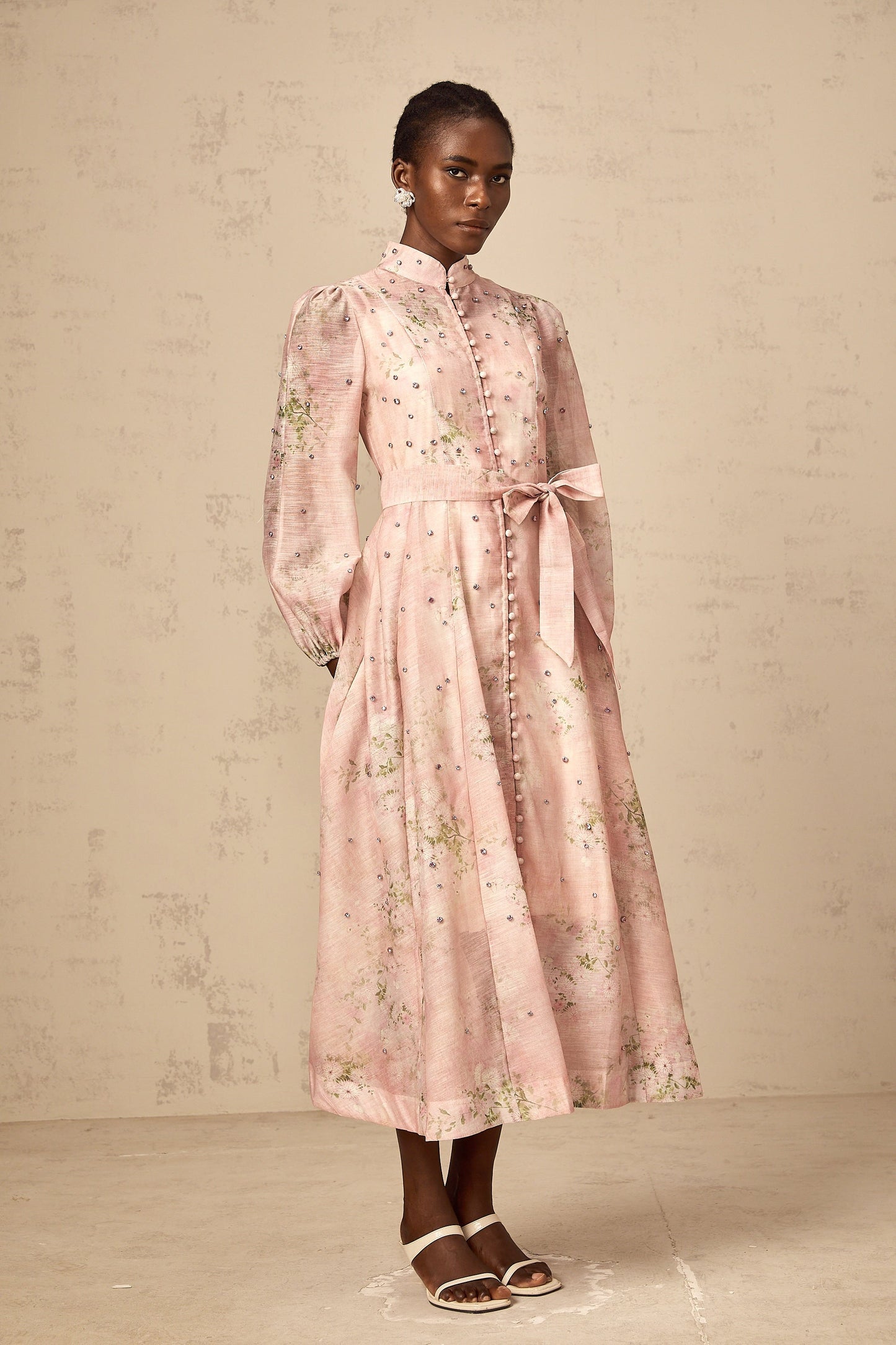 ISABELL | Floral Midi Kleid