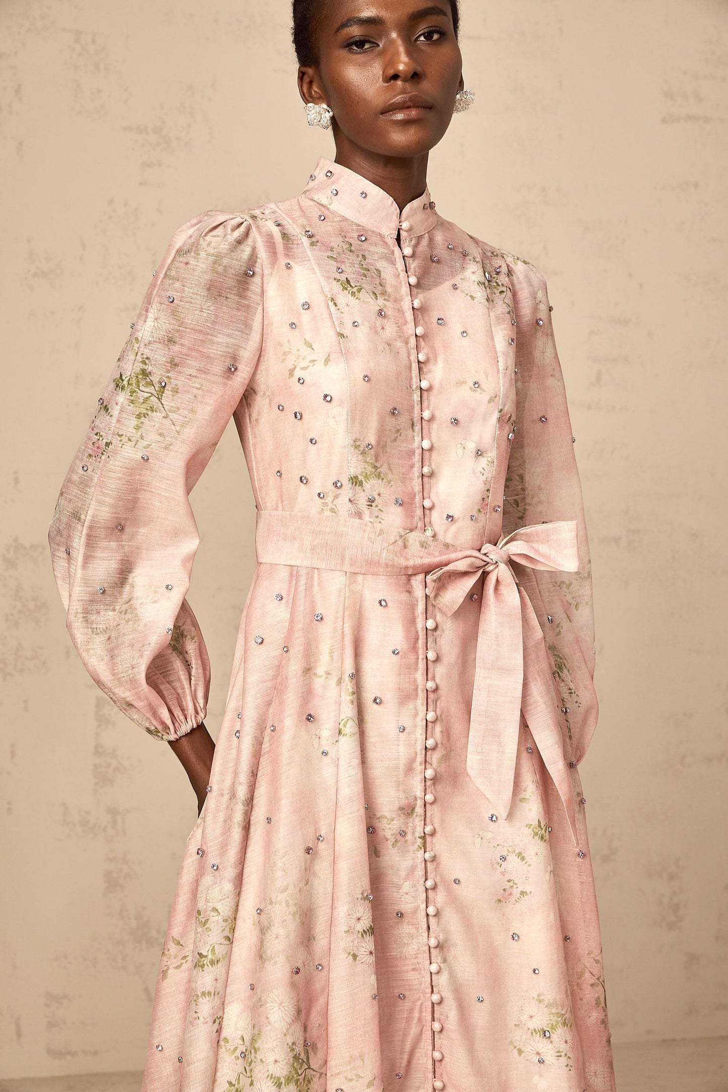 ISABELL | Floral Midi Kleid