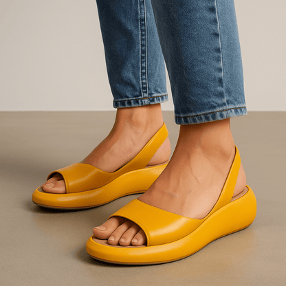 ELISE | Bequeme Slingback-Keilsandalen