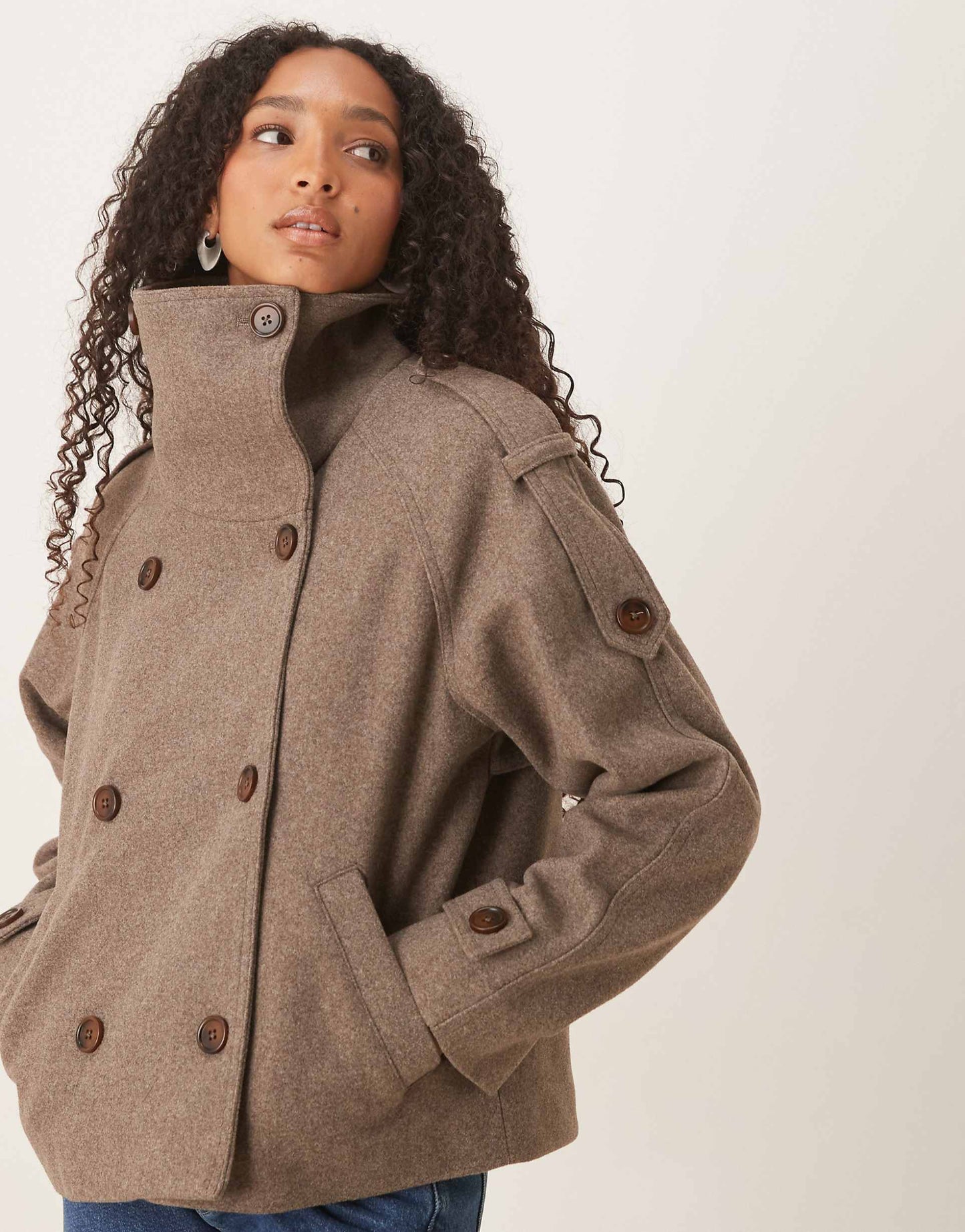 GENESIS | Jacke mit Stehkragen und Knopfleiste