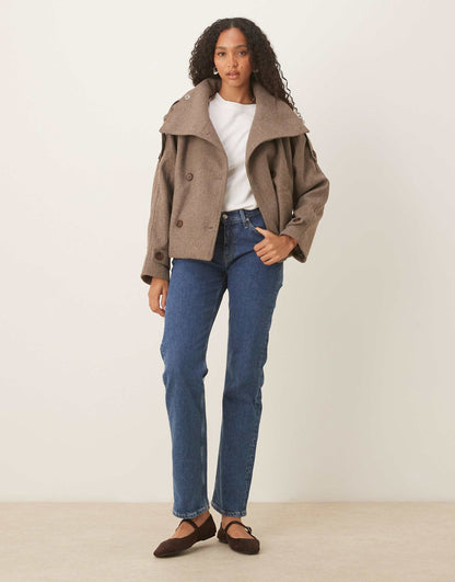 GENESIS | Jacke mit Stehkragen und Knopfleiste