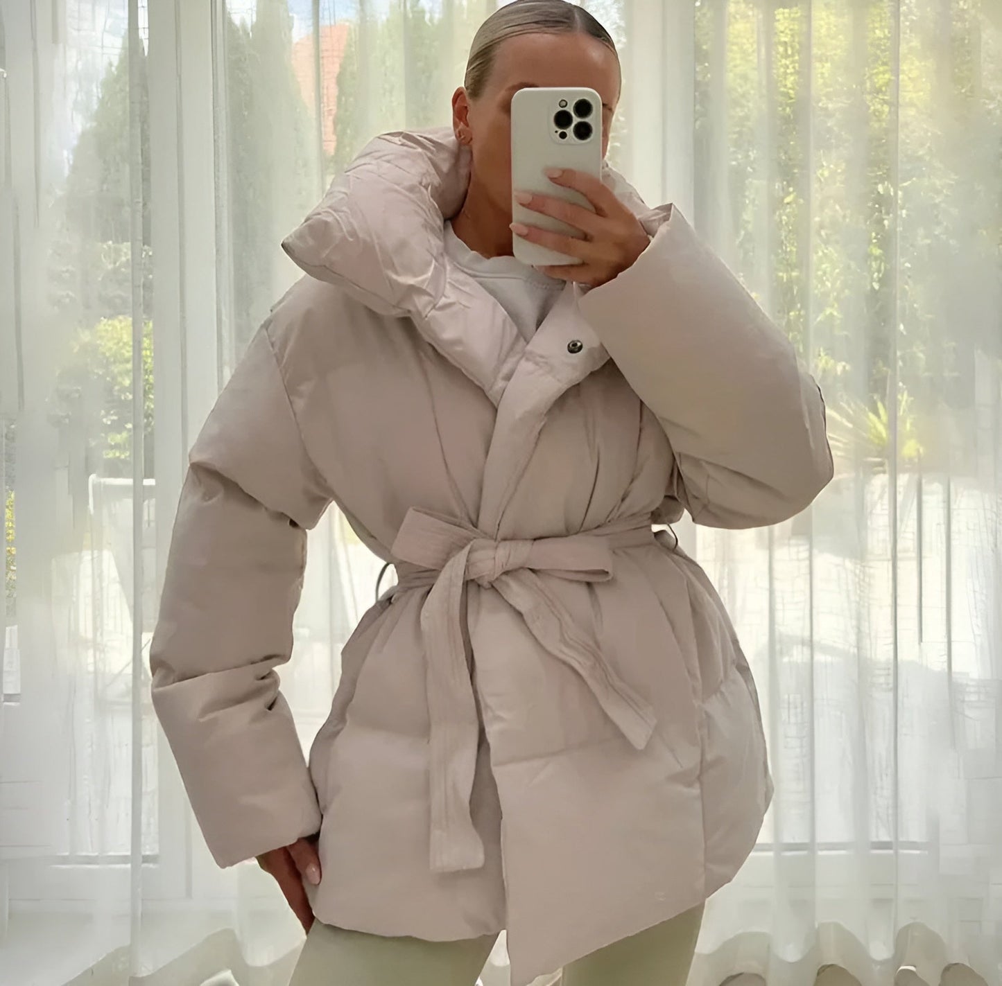 AMELIE – Schnür-Steppjacke