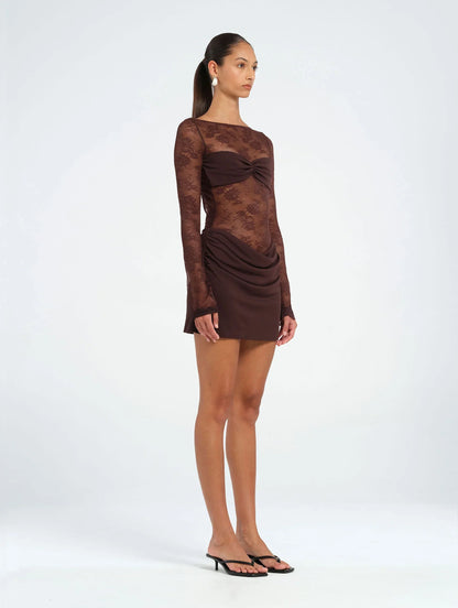 NEOMI | Elegantes Spitzen-Minikleid