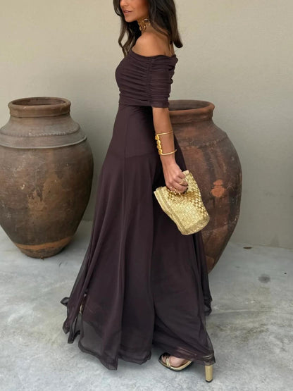JEANNE | Elegantes Mesh-Maxikleid