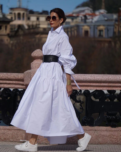 LOTTE | Hemdblusenkleid mit Gürtel