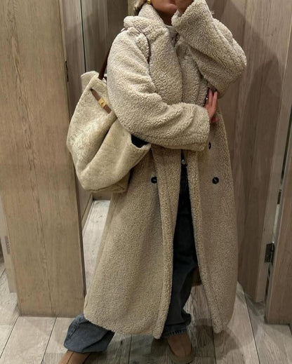 EMMA | Langer Teddy-Mantel