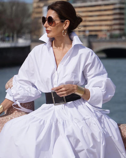 LOTTE | Hemdblusenkleid mit Gürtel