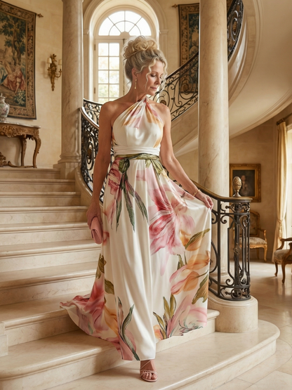 FEMKE | Blumen-Maxikleid