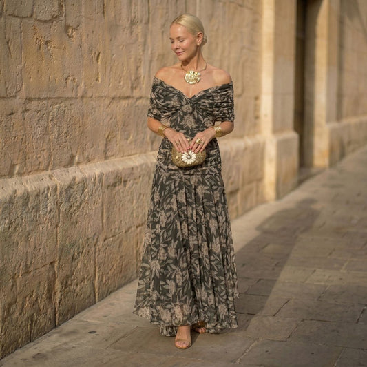 MADISON | Elegantes Kleid mit Botanischem Muster