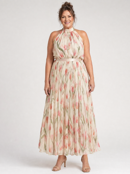 MARIT | Blumen-Maxikleid
