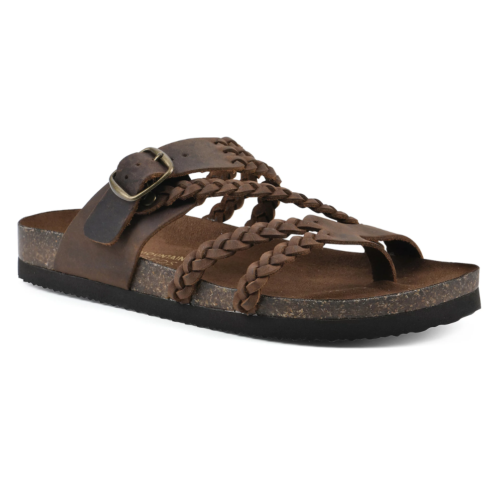 HANNE | Flache Sandalen mit Geflochtenen Riemen