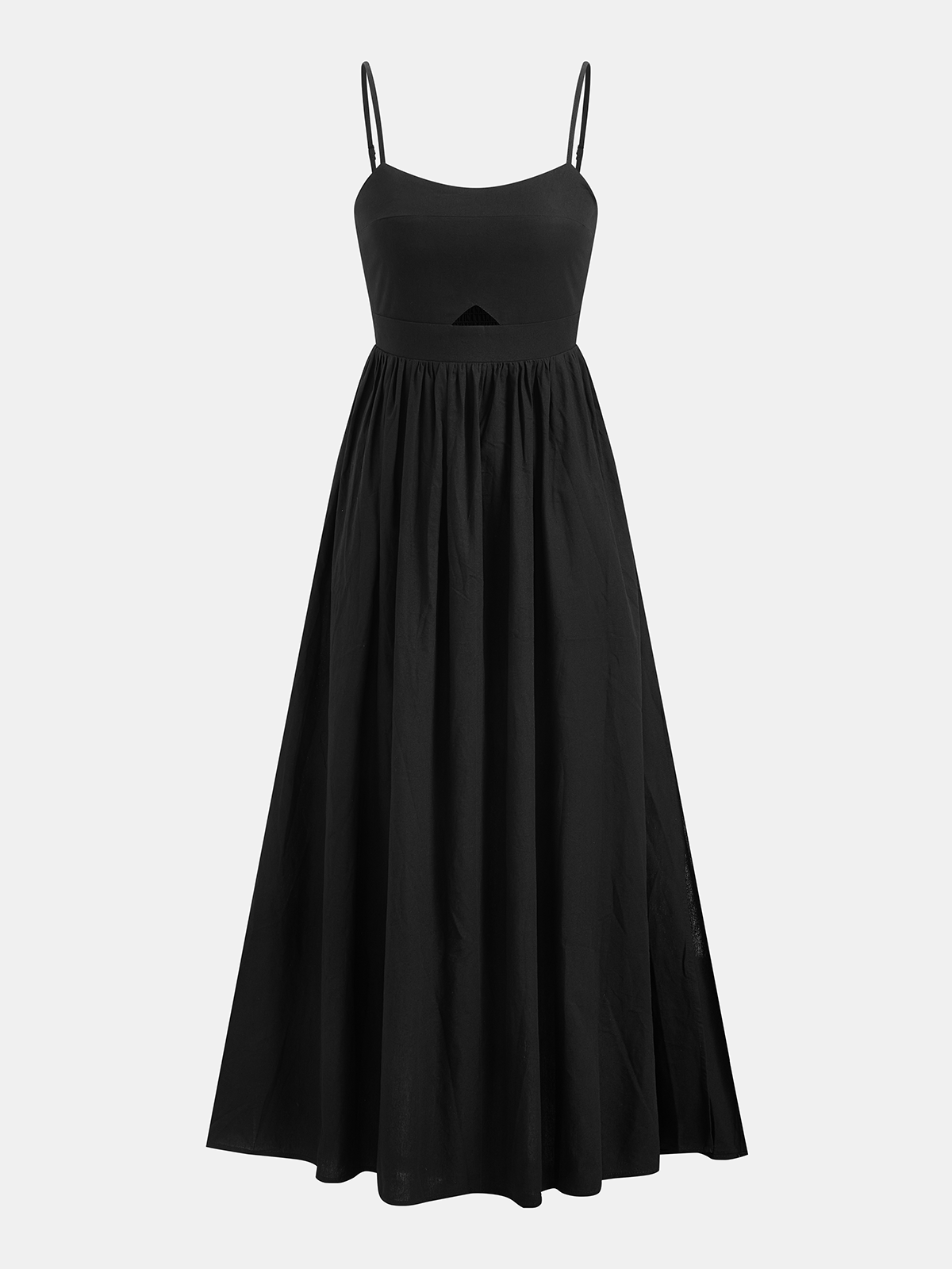 DARIA | Maxikleid mit Eckigem Ausschnitt und Cut-out
