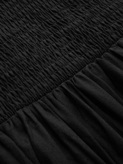 DARIA | Maxikleid mit Eckigem Ausschnitt und Cut-out