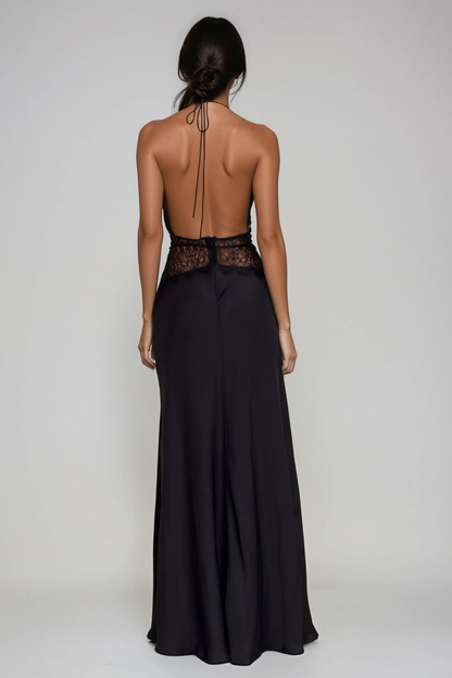 SELINA | Rückenfreies Maxikleid