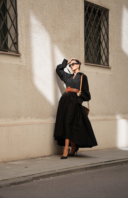 LOTTE | Hemdblusenkleid mit Gürtel