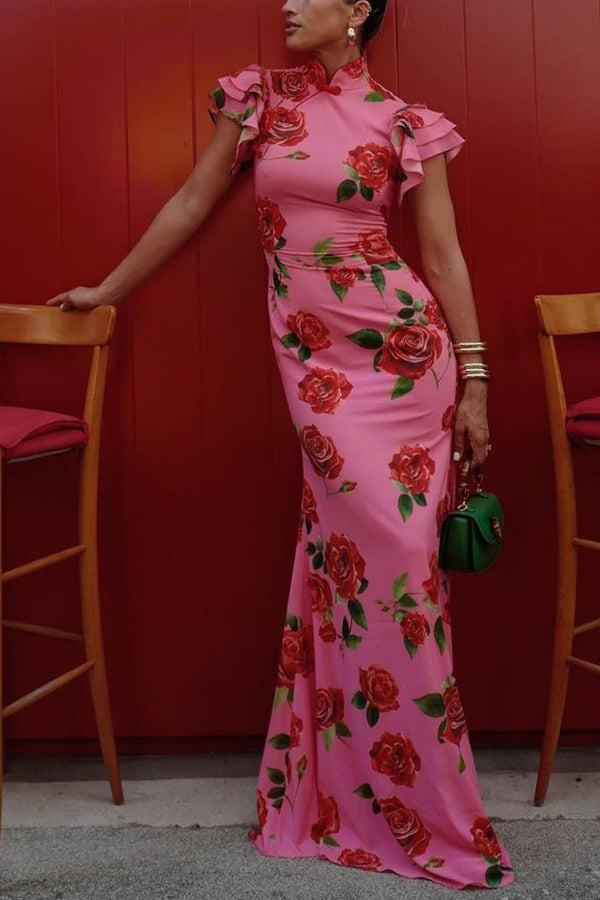 MILLIE | Florales Maxikleid