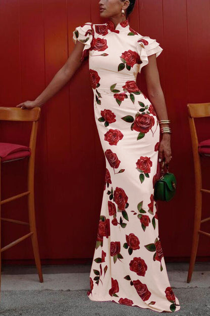 MILLIE | Florales Maxikleid