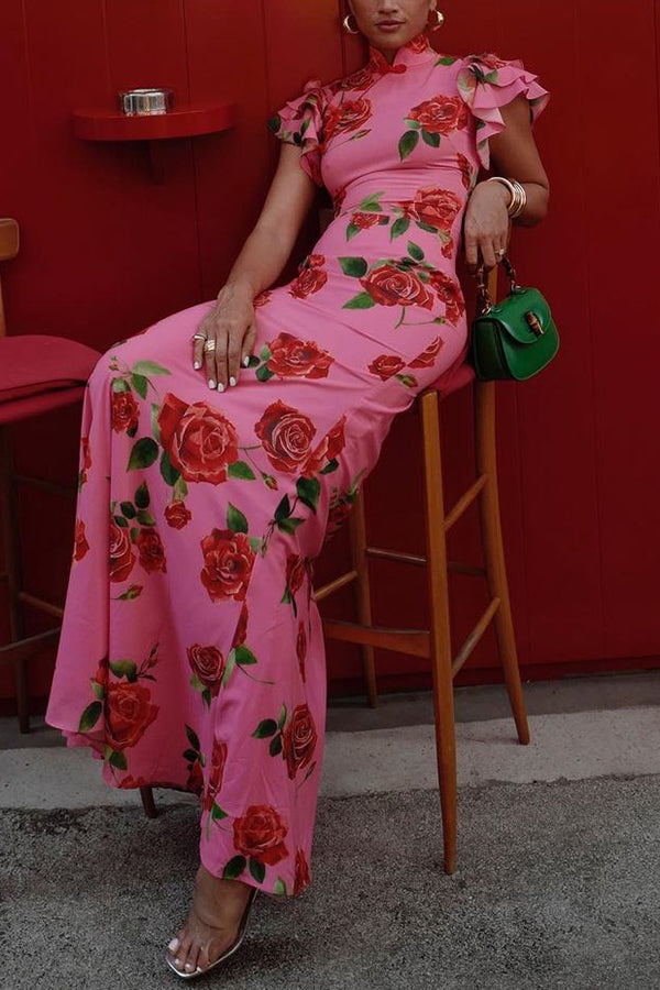 MILLIE | Florales Maxikleid