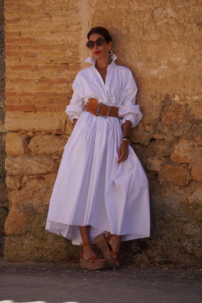 LOTTE | Hemdblusenkleid mit Gürtel
