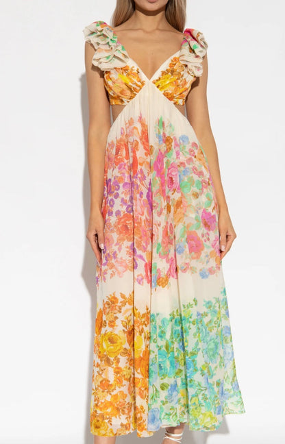 FABIENNE | Geblümtes Kleid