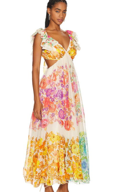 FABIENNE | Geblümtes Kleid