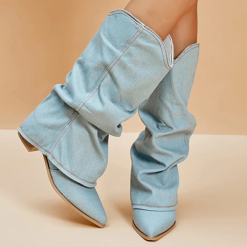 VICTOIRE - Denim Boots