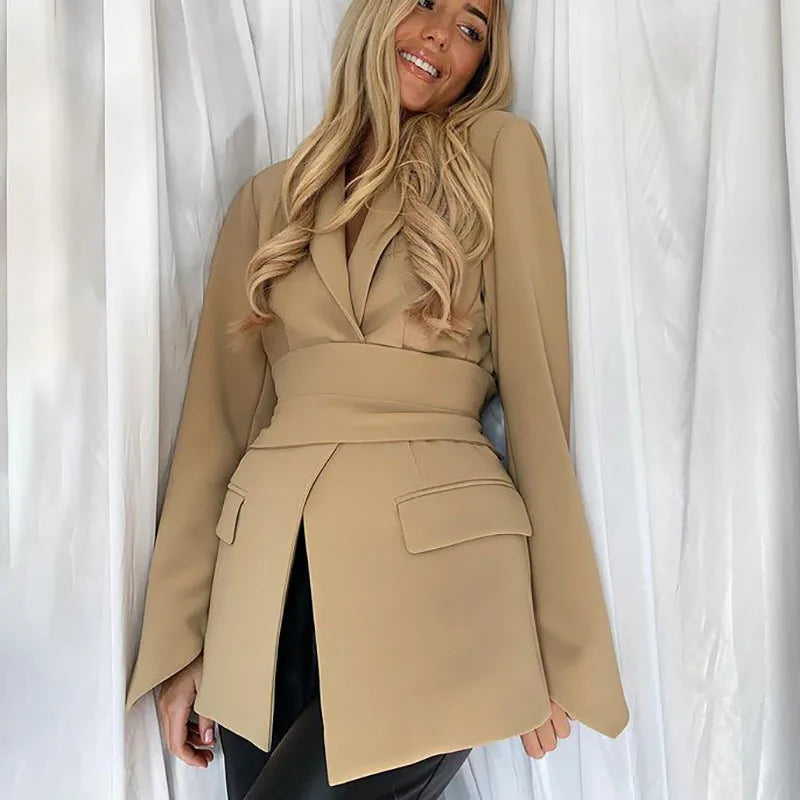 AIMEE | Eleganter Blazer mit Gürtel