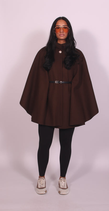 JANICE | Eleganter Cape-Mantel mit femininer Silhouette