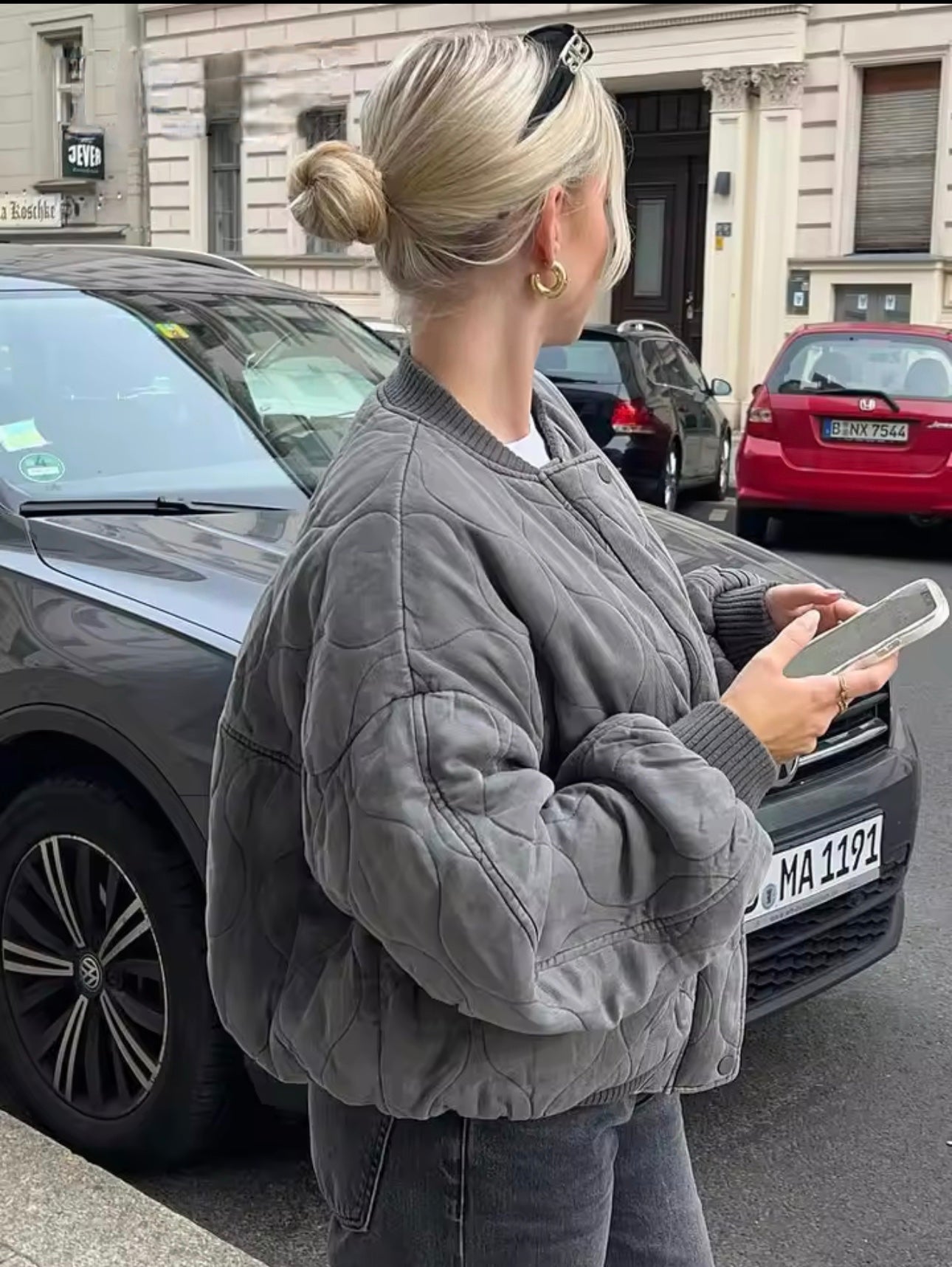 MALIN | Minimalistische Bomberjacke