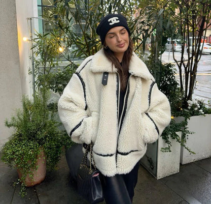 JASMIN | Weicher Teddymantel