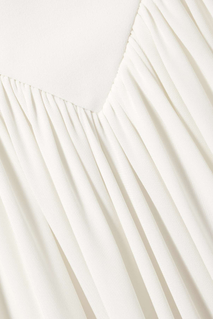 GABRIELLA | Maxikleid mit Stehkragen und Herzausschnitt