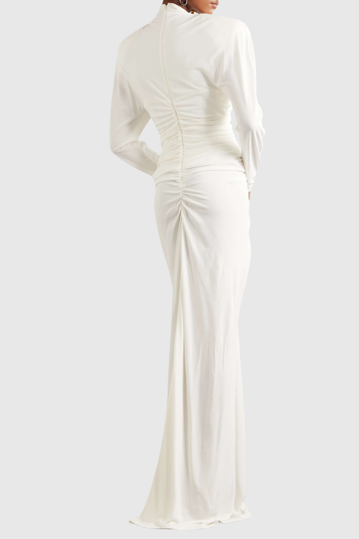 GABRIELLA | Maxikleid mit Stehkragen und Herzausschnitt