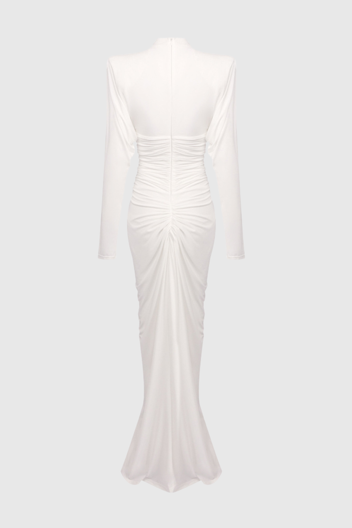 GABRIELLA | Maxikleid mit Stehkragen und Herzausschnitt